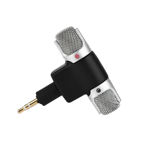 Mini Stereo Microphone Mic 3.5mm Gold plating Plug Jack for PC Laptop MD Camera 1
