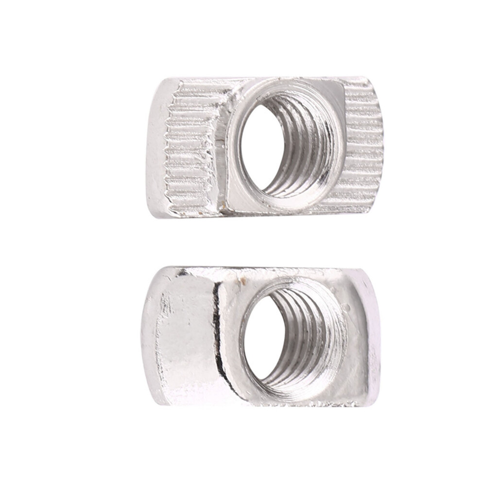 T Slot Hammer Head Nut Nickel Plated Carbon Steel Fastener For Aluminum Profile (Eu40 M5*19.5*8) 3631324389884