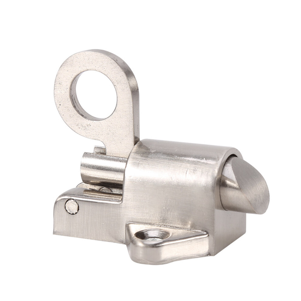 Window Gate Security Pull Ring Spring Bounce Door Bolt Aluminum Latch Lock 4061324390488