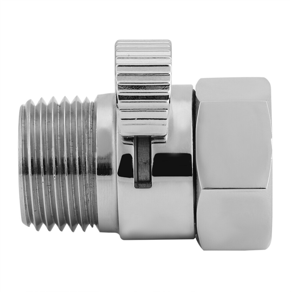 G1/2 Flowing Contol Shut Off Water Saver Valve For Shower Head Hand Bidet Sprayer New 5031324390664