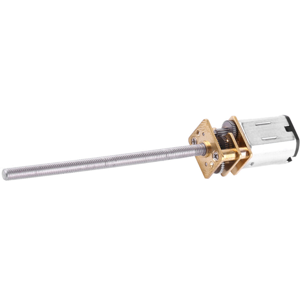 6V Gear Motor With Long M3*55Mm Screw Thread Output Shaft (30Rpm) 8431324393349