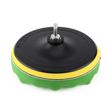 10Pcs 7" Polishing Buffing Waxing Pad Kit Tool For Car Polisher Buffer With Drill Adapter