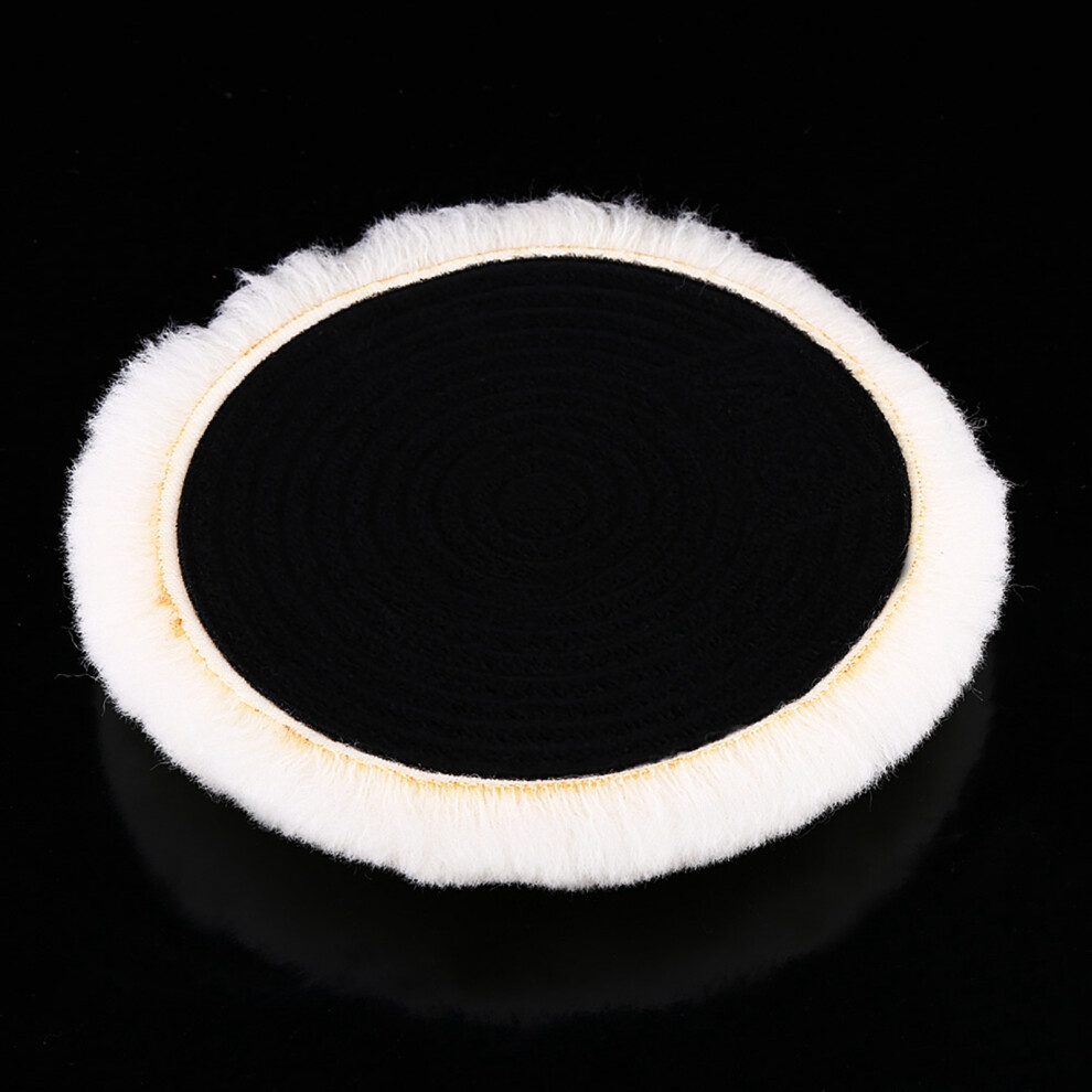 1Pc Wool Polishing Buffing Waxing Pad For Car Polisher Buffer 7" New 7611324394565
