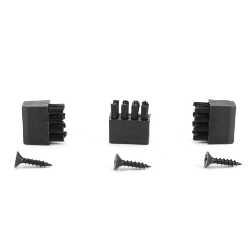 3pcs Arrow Rest Replacement Brushes with 3pcs Screws For Arrow Rest Archery Bow 2