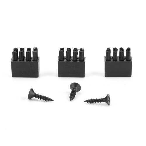 3pcs Arrow Rest Replacement Brushes with 3pcs Screws For Arrow Rest Archery Bow 1