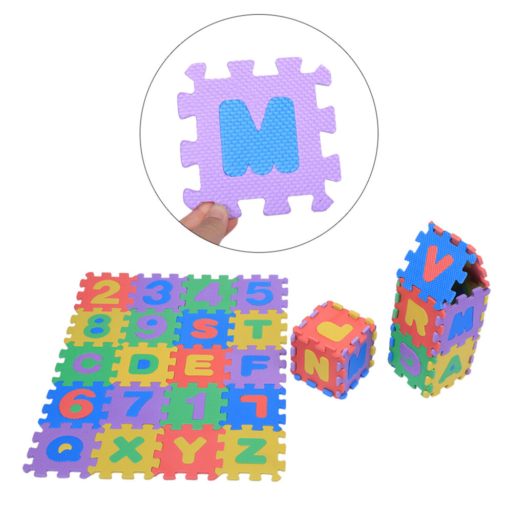 36Pcs Soft EVA Foam Play Mat Numbers & Letters Baby Children Kids Playing Crawling Pad Toys New