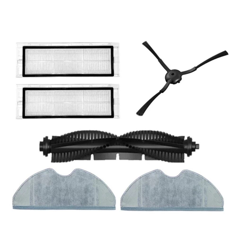 Roll Brush Side Brush Hepa Filter Mop Cloth Rag For Qihoo 360 S7 Pro 4853347102922