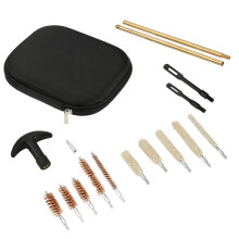 16pcs Gun Cleaning Kit Portable Brushes with Carrying Case For Hand Guns 22 357 38 40 44 45 9mm