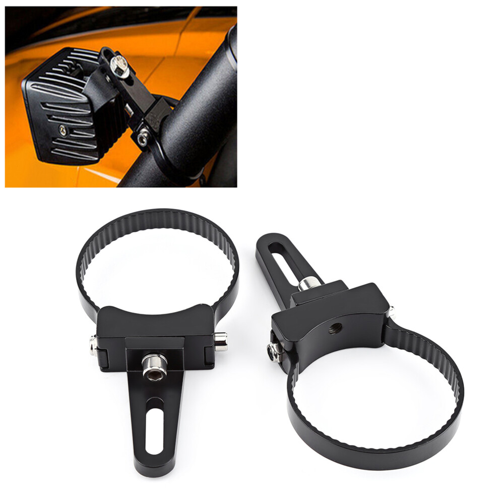 3" Aluminum Tube Bull/Roll Bar Mount Bracket Clamps Holder Led Car Truck Off Road Work Light 4621324401128