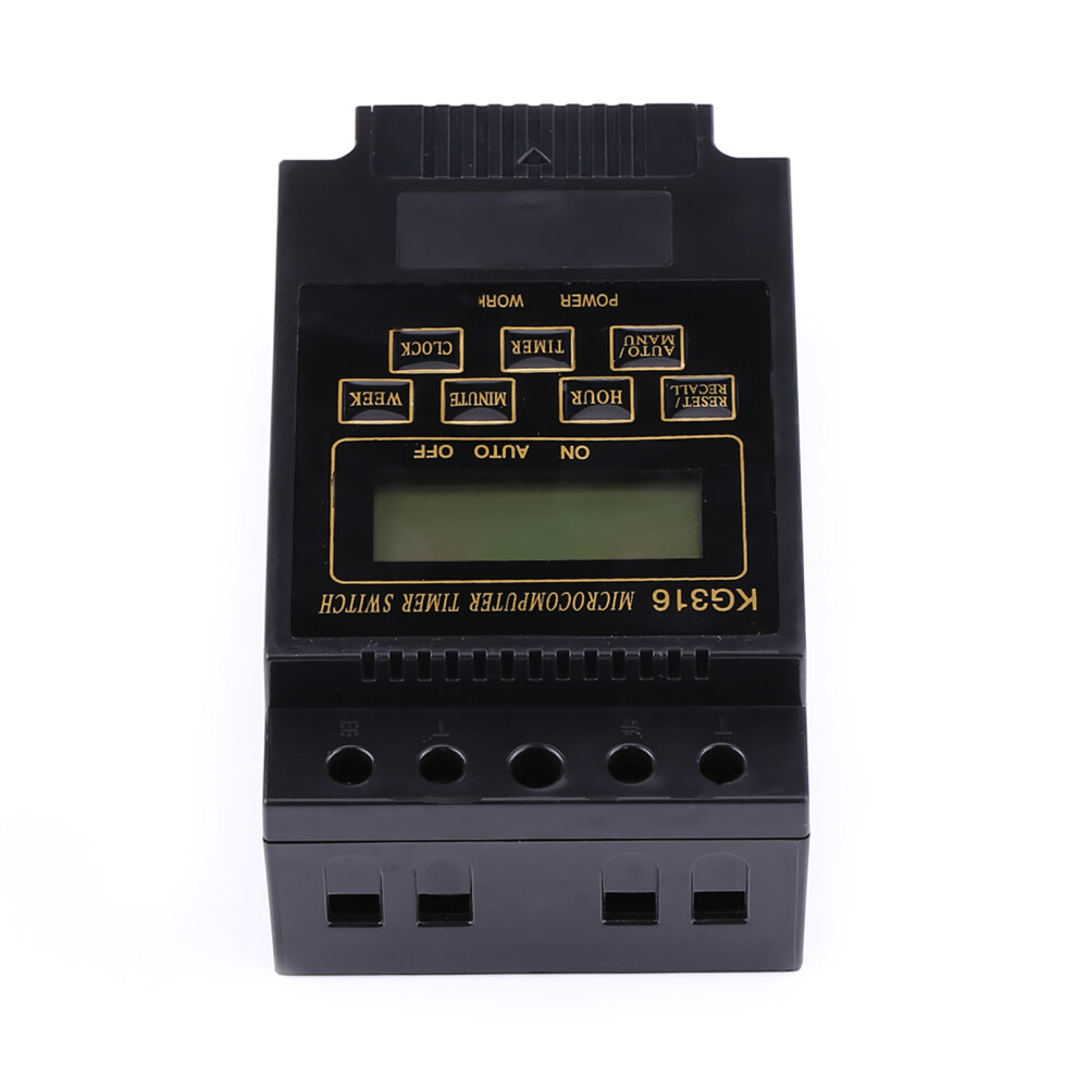 Lcd Digital Timer Switch Microcomputer Control Programmable Time Relay (Ac220v) 7901324401555