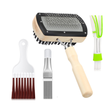 4Pieces Air Conditioner Condenser Fin Cleaning Brush, AC Coil Cleaner