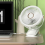 USB Rechargeable Fan Dormitory Clip-on Type Portable Mini Desk Fan B 2