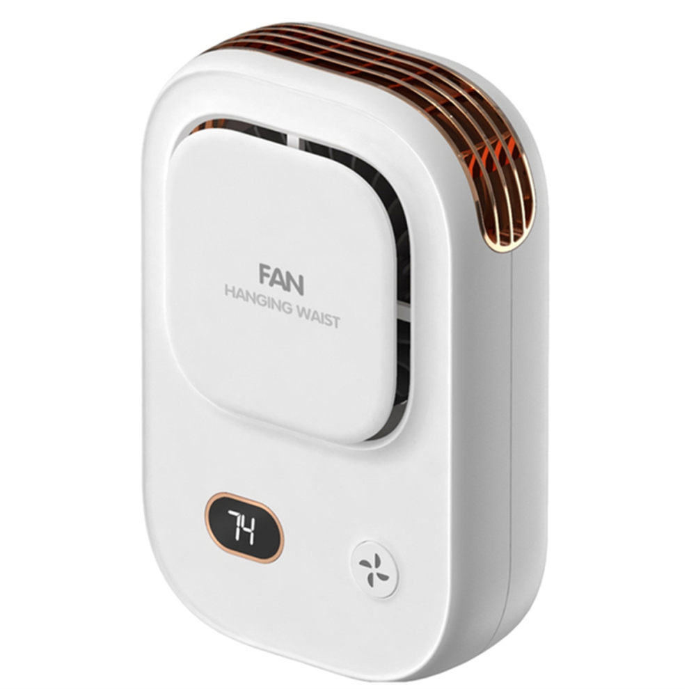 Portable Waist Clip Fan Wearable Belt Fan 2000mAh Battery Powered,C-image-OPC-PHWMVMW-NEW