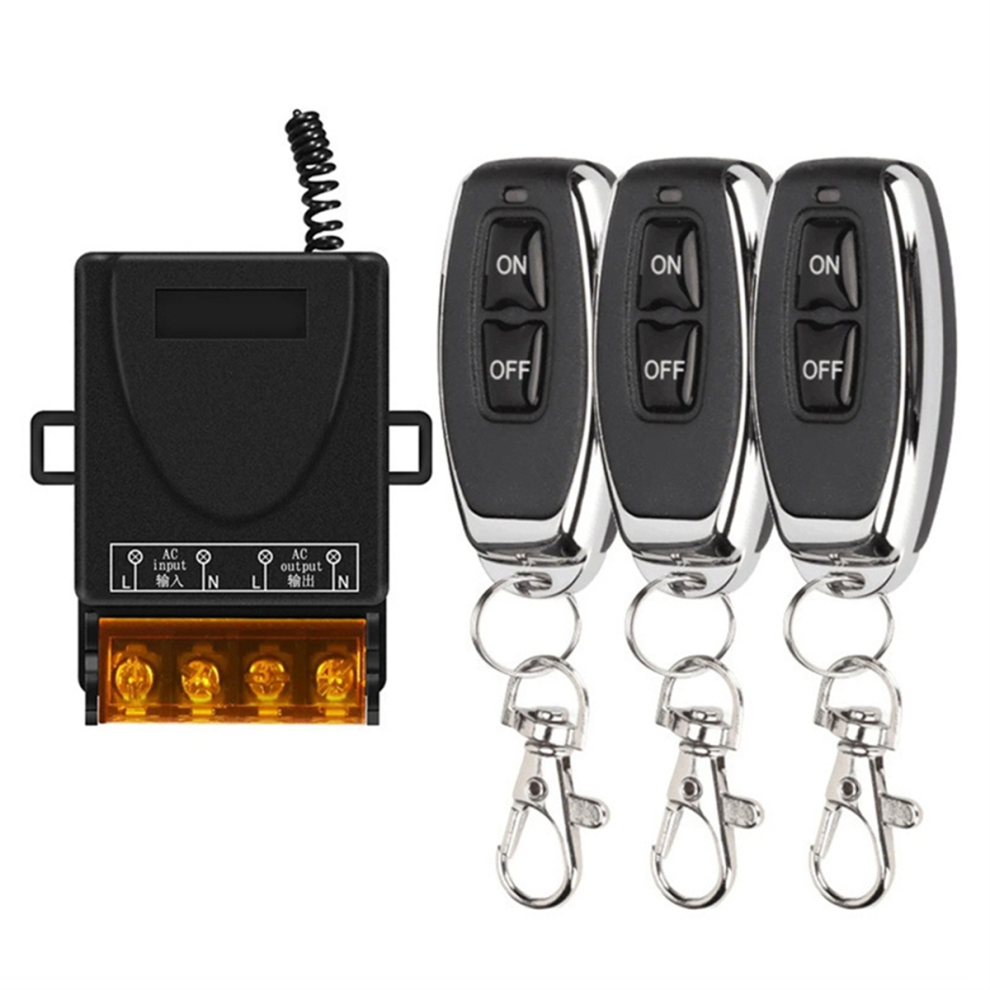 Wireless Remote Control Switch 433Mhz Dc8-80V 30A Relay Receiver 4853347121169