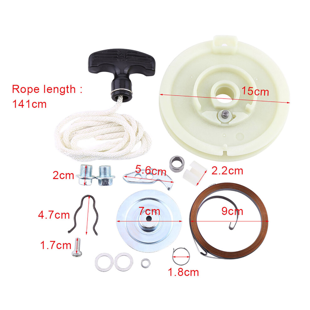 Atv Recoil Pull Starter Start Repair Rebuild Kit For Polaris Sportsman 500 1996Â2011 9301324403203