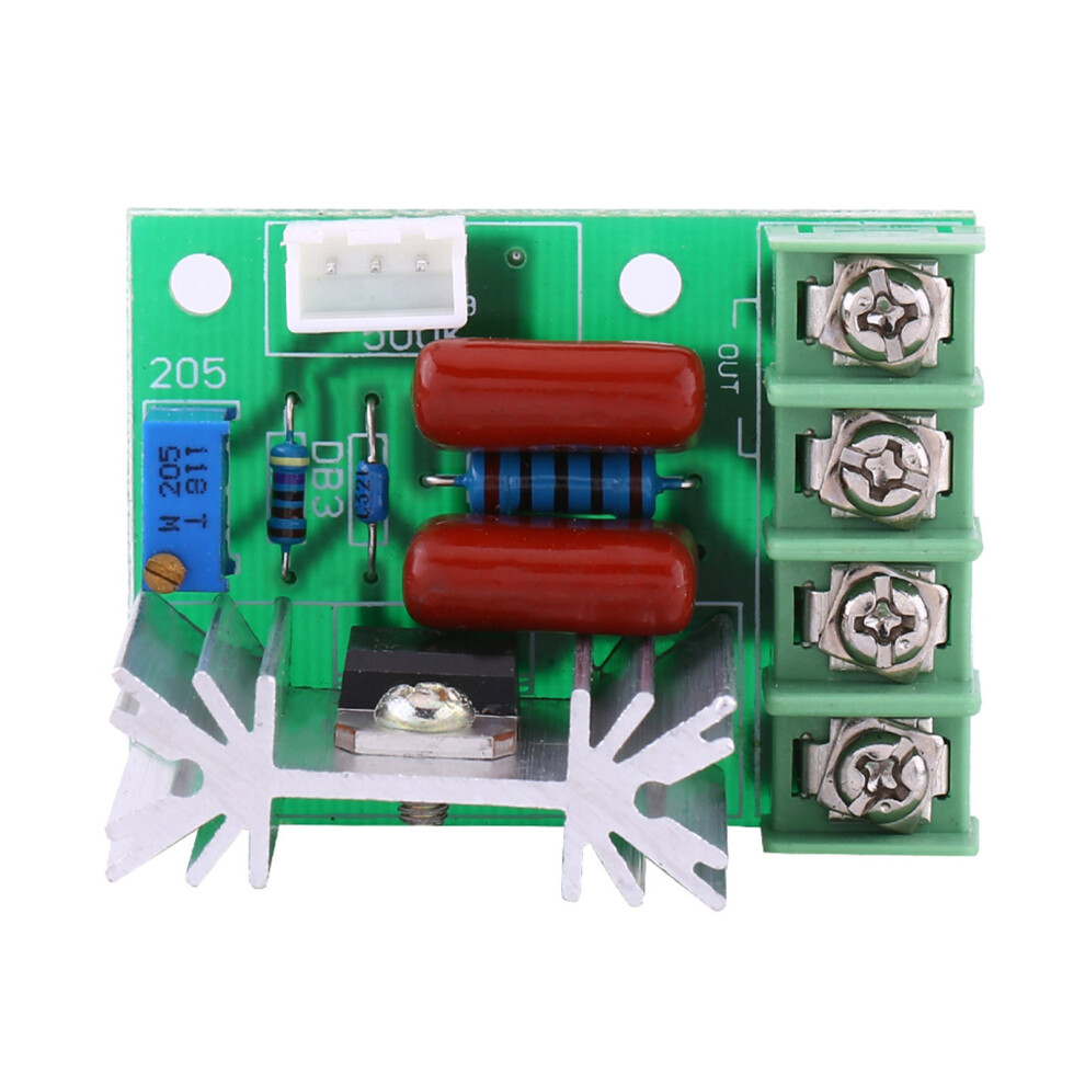 Ac 50-220V 2000W Scr Electric Voltage Regulator Temperature/Motor Speed Controller Light Dimmer 8481324403173