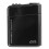 Schwarzes Notstrom-Ladegerät mit 4x AA-Batterien – tragbar, USB 1