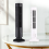 Tower Fan Mini Desktop Bladeless Fan, Student Office Home Vertical 3