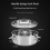 Flan Pan Mold, Stainless Steel Flan Mold with Lid 4