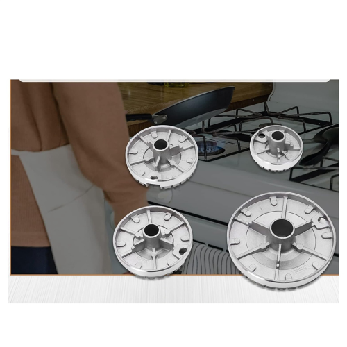 Cooker Hat Set Oven Gas Hob Burner Crown Flame Cap Replacement Kit 2