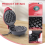 Mini Electric Waffles Maker Breakfast Waffle Machine EU Plug 6