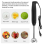 Hand Stick Blender Electric Food Vegetable Grinder EU Plug green 4