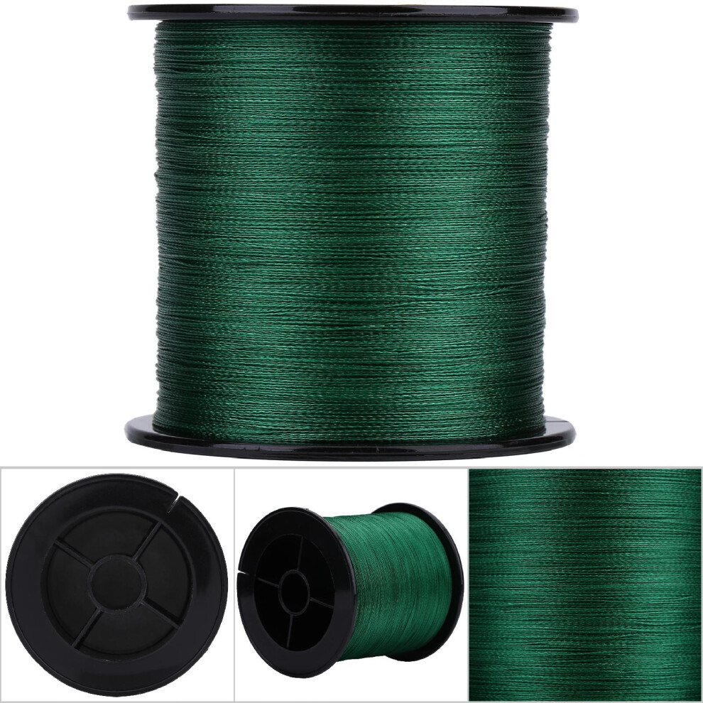 500m PE Braided 4 Strands Super Strong Fishing Lines Multi filament Fish Rope Cord Green (0.6)-image-OPC-PHWMXJG-NEW