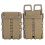 ABS Fast Double Magazine Pouch Molle Strike System For 5.56 Mags (tan) 1