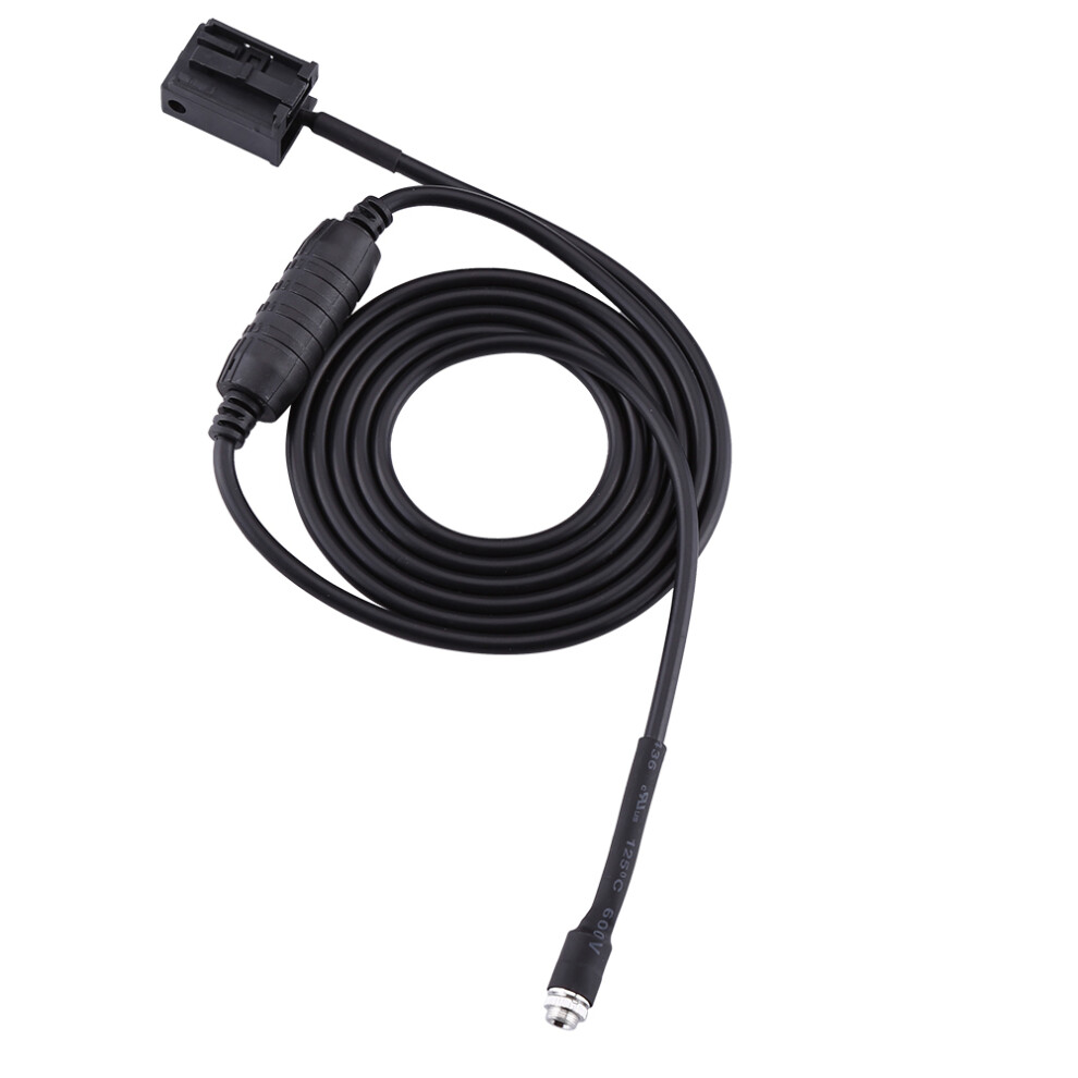 Car Female Auxiliary Adapter Cable For Bmw E85 E86 Z4 Cd X3 E83 12 Pin Line For Ipod Black 7901324405256