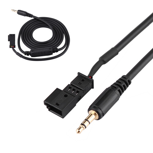 Car Auxiliary In Adapter Cable For iPhone Radio Navi CD MP3 For BMW BM54 E39 E46 E38 E53 X5 2