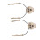 2pcs Suspension Headset Support Helmet Rail Adapter (Tan) 16