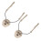2pcs Suspension Headset Support Helmet Rail Adapter (Tan) 15