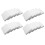 20 peças de esponja mágica multiuso 10 cm  6 cm  2 cm (branca) 2