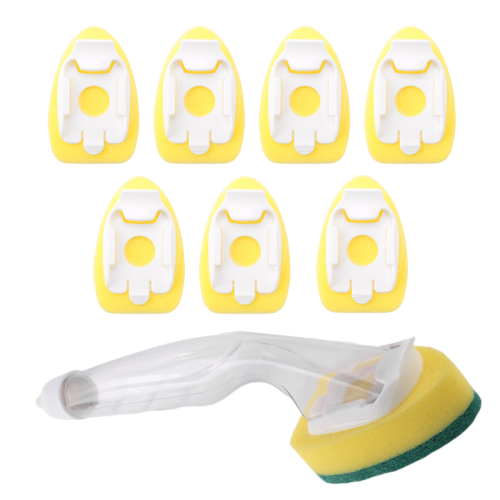 Esponja para lavar louça de alta resistência, esponja para lavar louça com cabo 2