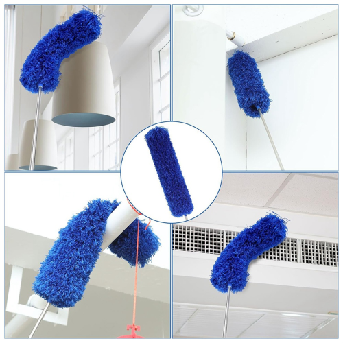 10PCS Microfiber Cobweb Duster with Extension Pole , Washable Dusters 2