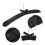 15 Inch Large Satin Padded Hangers,Silk Hangers (Black,5 Pack) 5