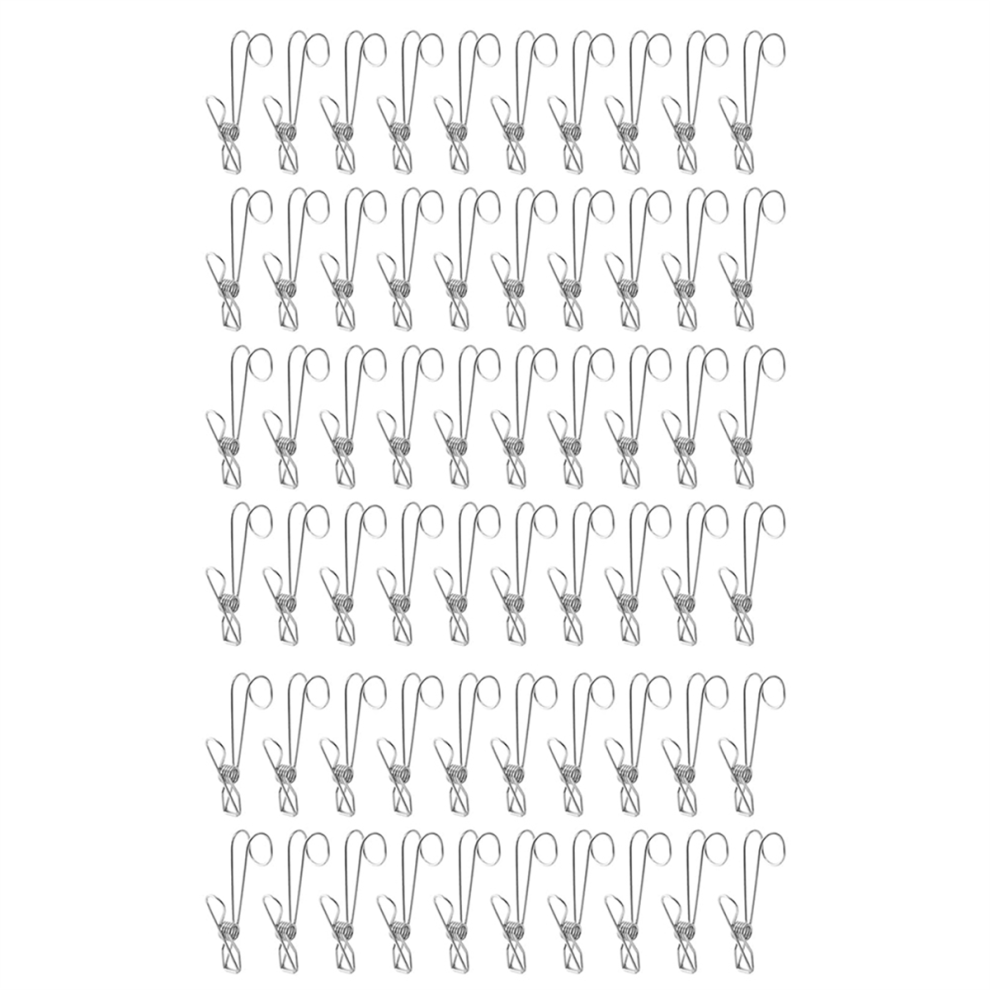 Stainless Steel Metal Long Tail Clip With Hook 4853347152040