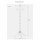 Display Stand Clothes Hanger Foldable Tripod Steamer Rack Gray 3