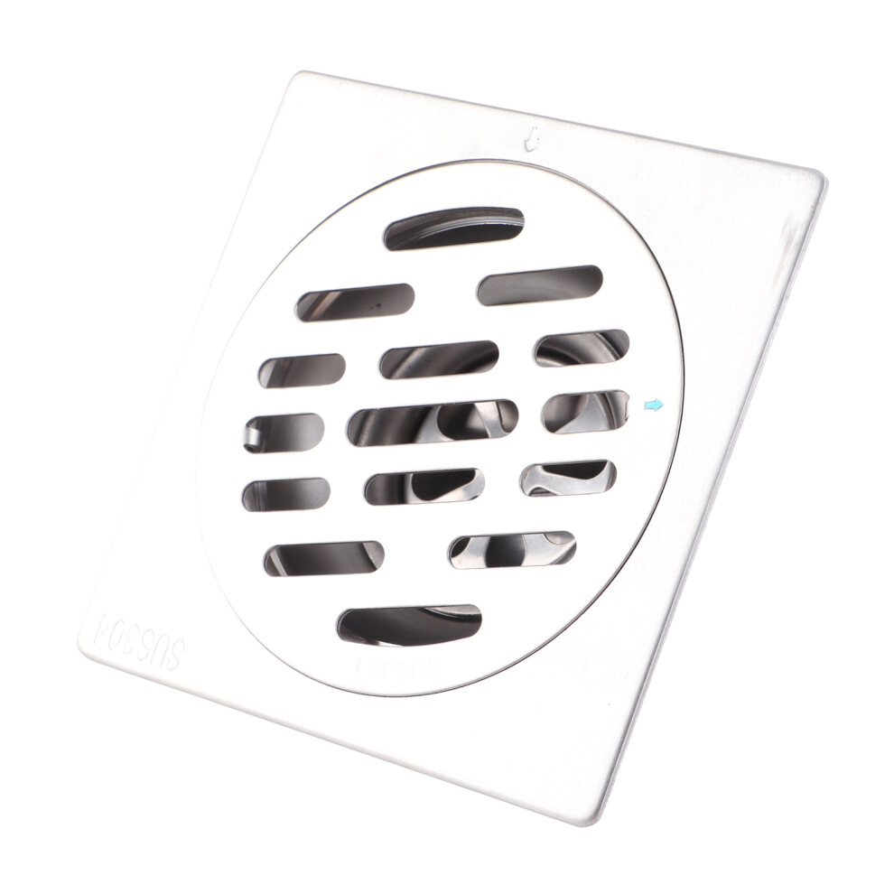 Thick Stainless Steel Square Antiodor Bathroom Floor Drain Cover Waste Gate Shower Drainer (Type 2) 8701324405978