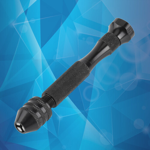 0.3-3.6mm Grasp Range Chuck Hand Twist Drill with 25 HSS Drill Bits Wood Drilling Tool 2
