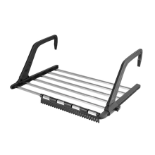 Folding Towel Radiator with 5 Rails - Clothes and Towel Drying Rack