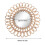 40Cm Nordic Wicker Wall-Mounted Mirror Rattan Round Home Wall Hanging 7