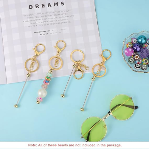 Beadable Keychain Bars Beadable Blanks DIY Bead Bar Keychain Kit B 2