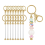 Beadable Keychain Bars Beadable Blanks DIY Bead Bar Keychain Kit B 1