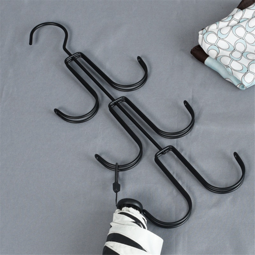 White Handbag Storage Hanger Metal Rotatable Hook 1