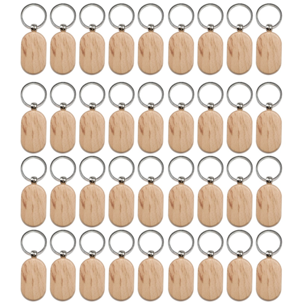 Wooden Key Tag Key Engraving Blanks Unfinished Key Tags,Style 16 4853347155850