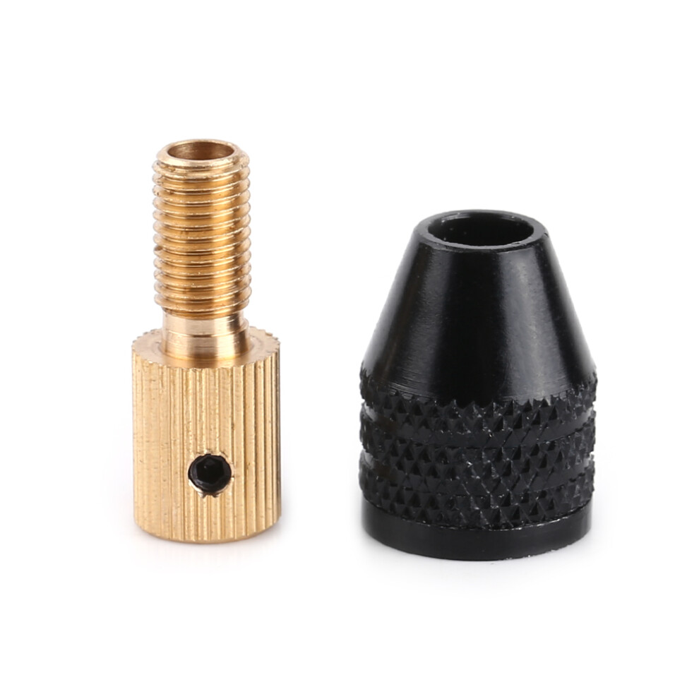 Brass & Aluminum Alloy Electric Drill Chuck Set Grasp Capacity Range 0.3-3.4Mm Drilling Tool 9321324406547