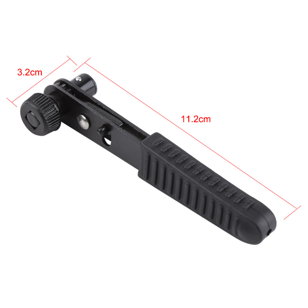 1/4" Black Ratchet Wrench Screwdriver Handle For Driver Bits Quick Socket Tool 4611324406896
