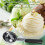 Edelstahl-Eiswaffelportionierer 4,7 cm mit farbigem rutschfestem Griff 10
