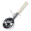 Praaktischer Edelstahl-Eisportionierer mit Kunststoffgriff (6,8 cm) 2